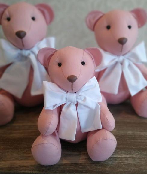 Trio de Ursos Rosê