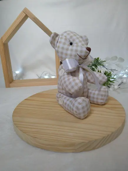 Enfeite de Natal Ursinho 25cm Pingente
