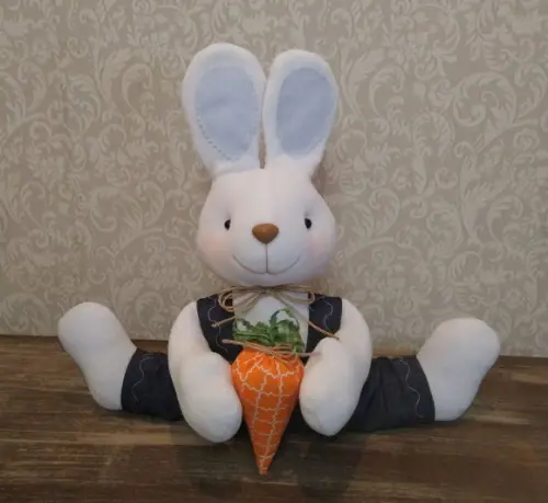 Família de Coelhos de Páscoa Decoração Kit 3 Peças
