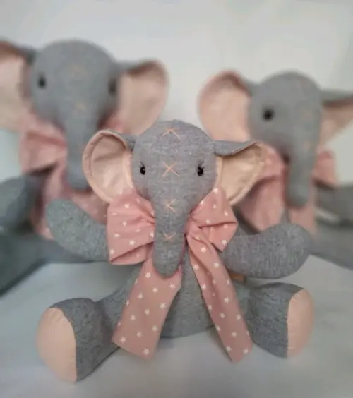 Trio de Elefantes para Decoração