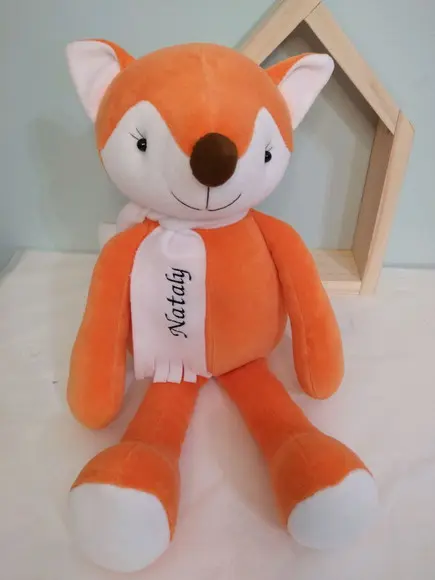 Raposa do Pequeno Principe com Nome Bordado Dia das Crianças