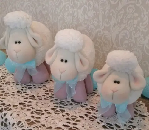 Trio de Ovelhinhas para Nicho