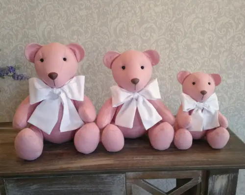 Trio de Ursos Rosê