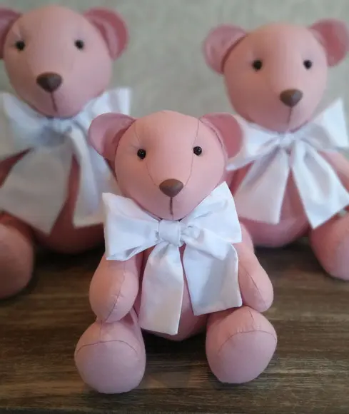 Trio de Ursos Rosê