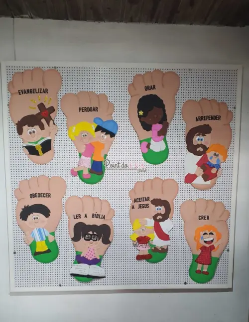 Recurso visual Passos para o Céu Ministério Infantil