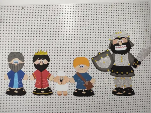 Davi e Golias Kit 5 peças