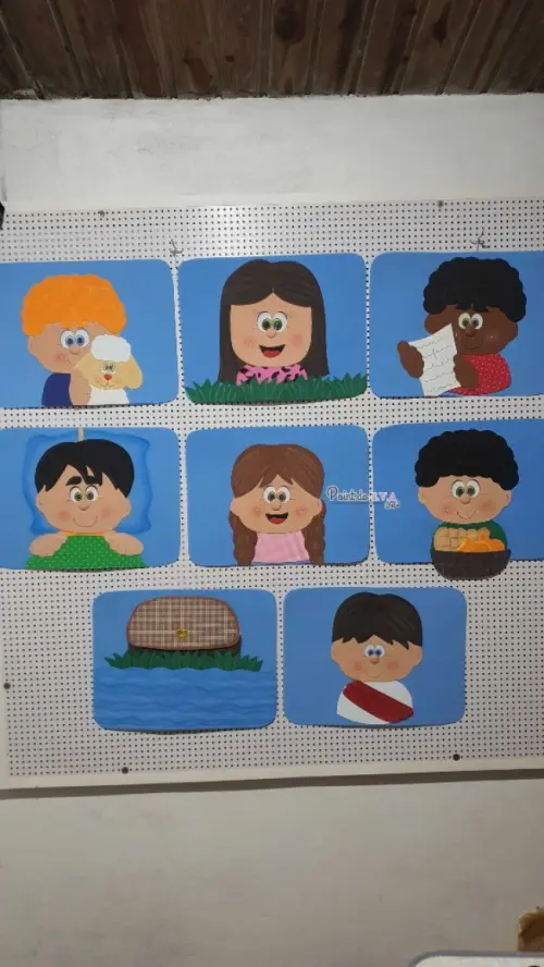 Crianças da Bíblia Kit c/ 8 Peças