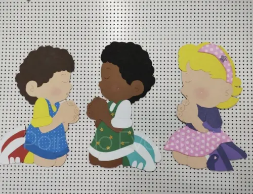 Kit Crianças Orando 1