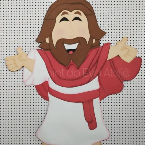 Painel Jesus Grande 75cm Visual