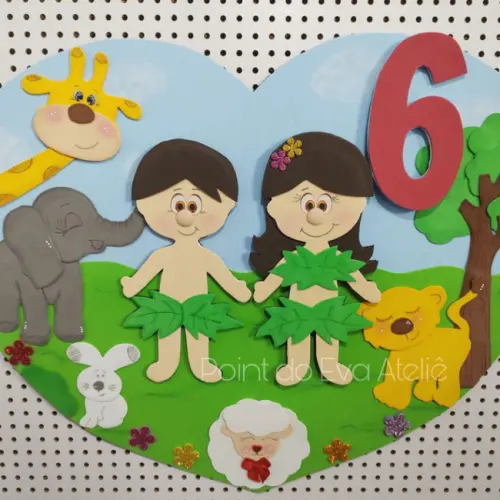 Recurso Visual A Criação formato coração