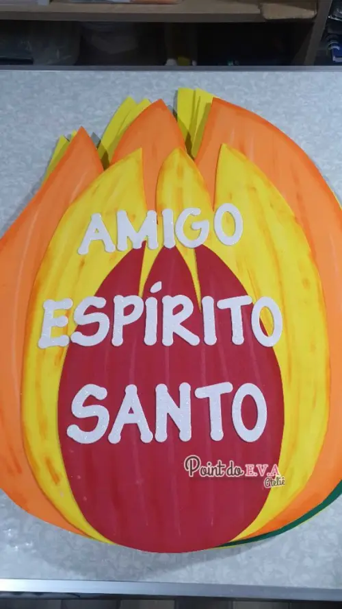 Recurso Visual   Amigo Espírito Santo | Livro em EVA