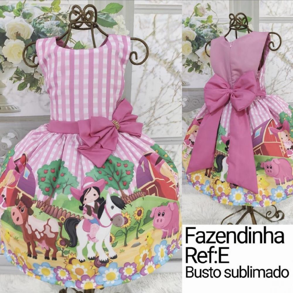 Vestido temático de festa infantil