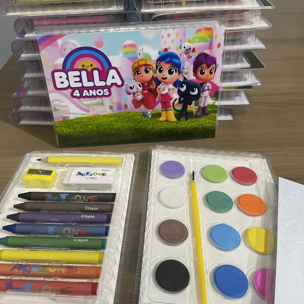 Estojo de pintura personalizado