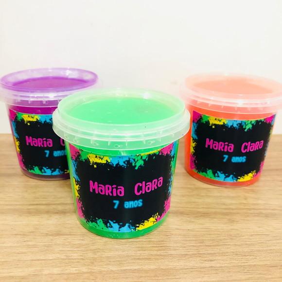 60 Slime com Bolha de Sabão