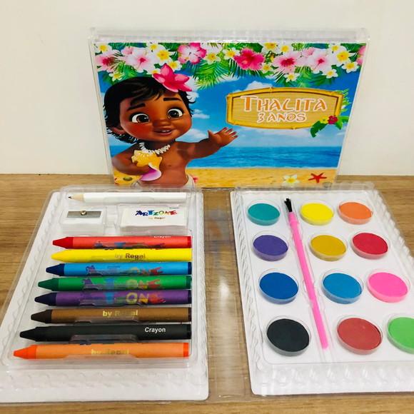 Estojo de Pintura Moana Baby
