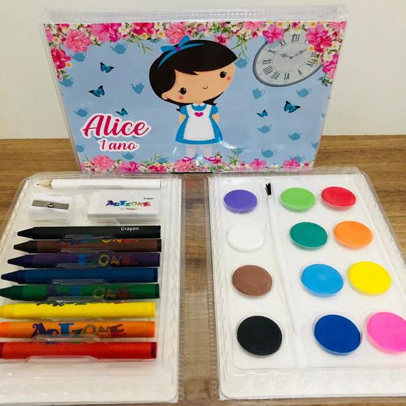 Estojo de Pintura Alice no País das Maravilhas