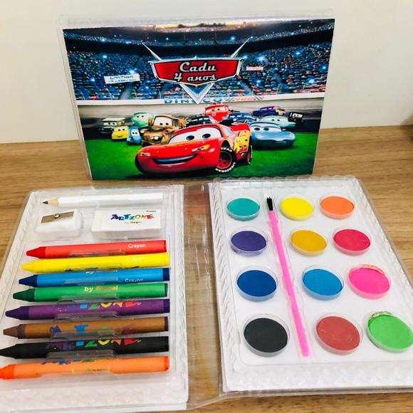 Estojo de Pintura Carros