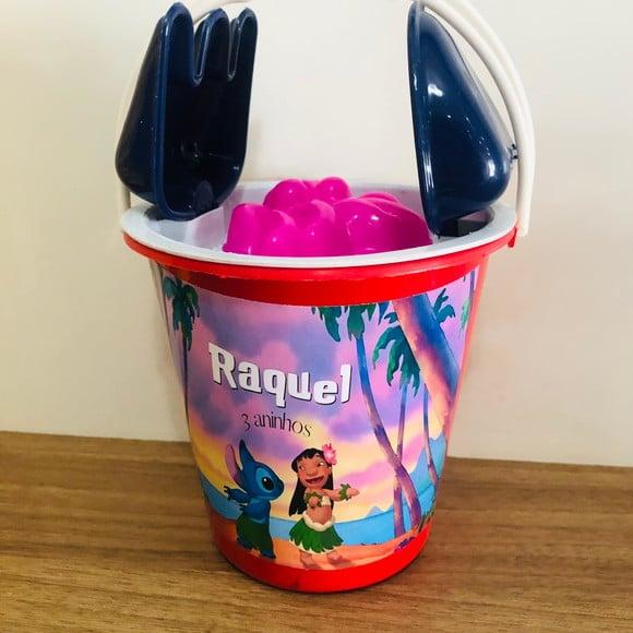 Balde de Praia Lilo e Stitch