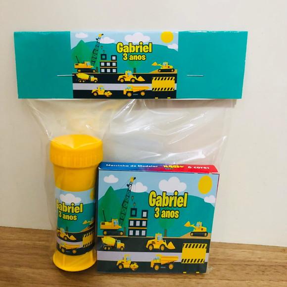 Kit Massinha e Bolha Construção