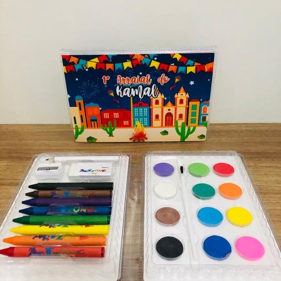 Estojo de Pintura Arraial