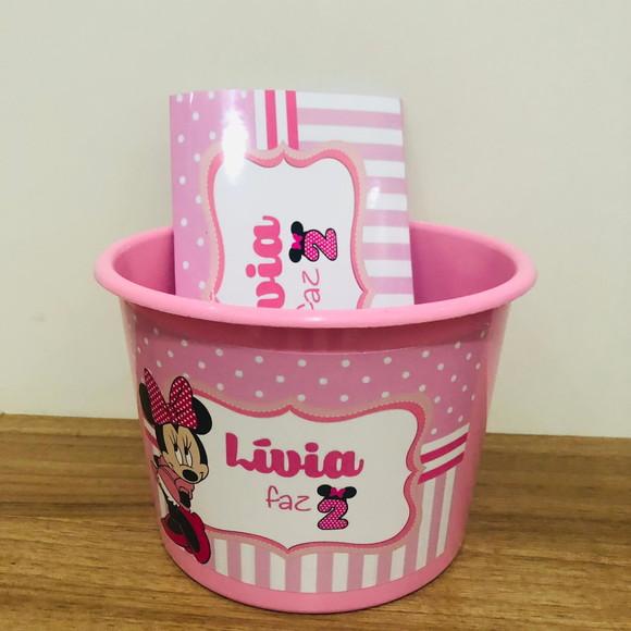 Kit Cinema Minnie Rosa e Mickey Azul