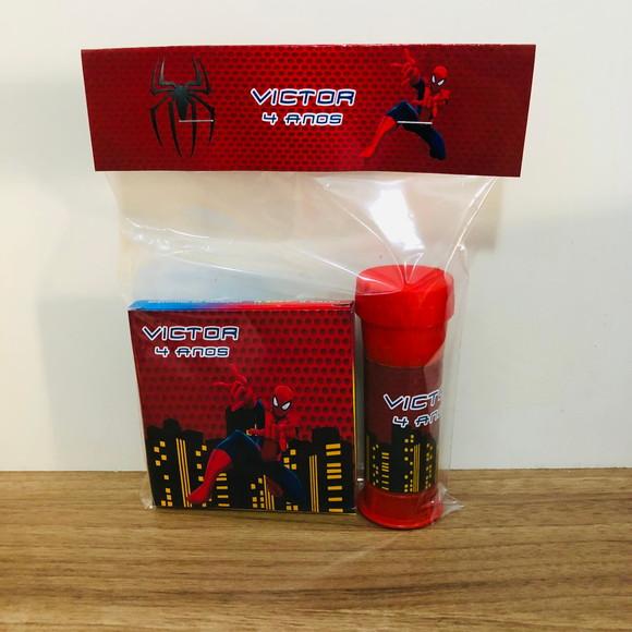 Kit Massinha e Bolha Homem Aranha