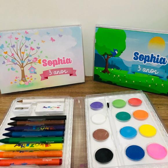 Estojo de Pintura Jardim Encantado