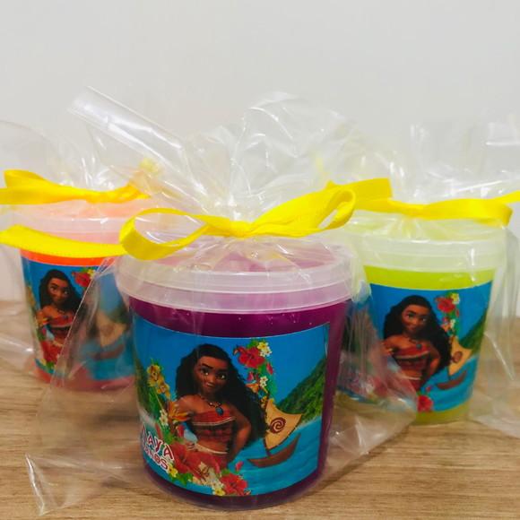 Slime com Glitter Moana