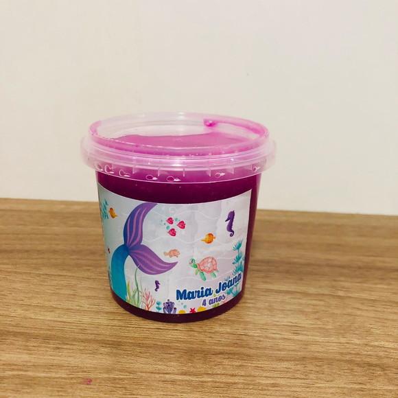 Slime com Glitter Sereia