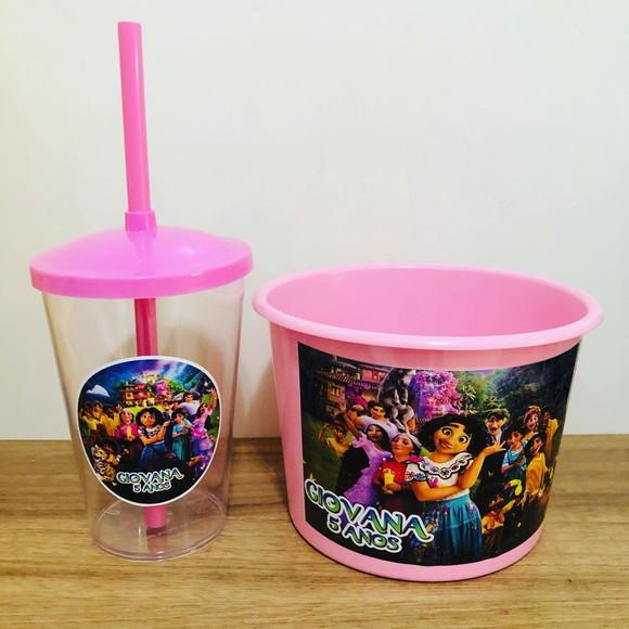 Balde com Copo 500ml Encanto