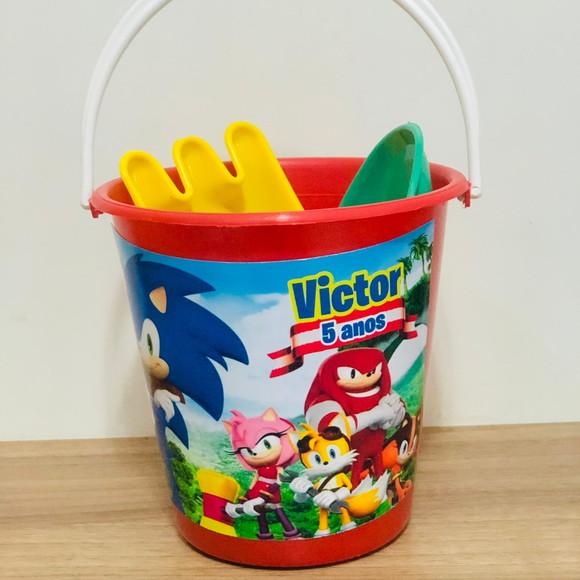 Balde de Praia Promoção Sonic