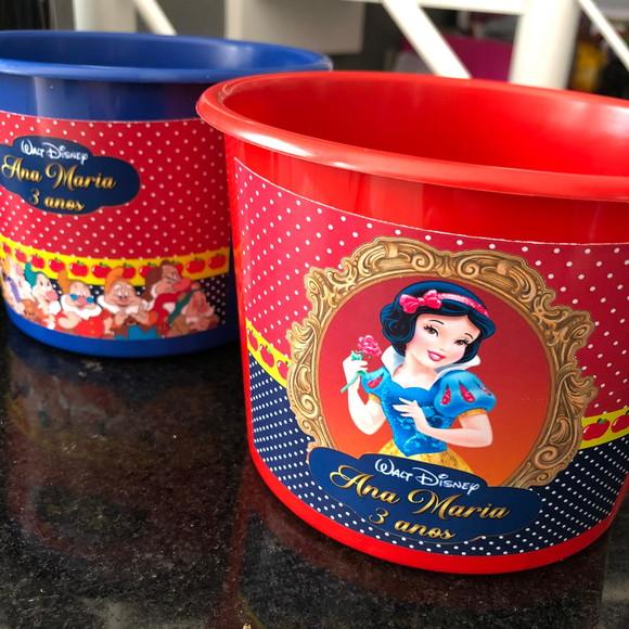 Balde Personalizado Branca de Neve