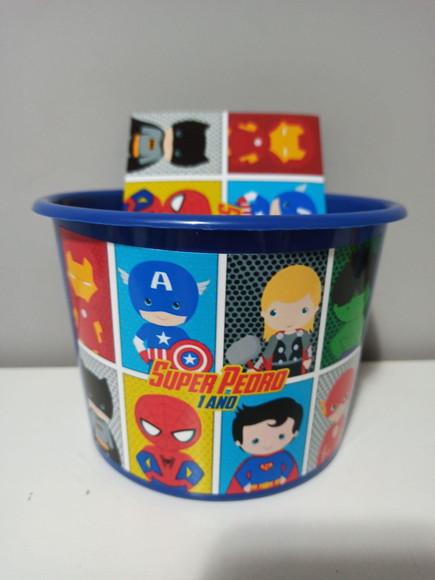 Kit cinema Heróis baby