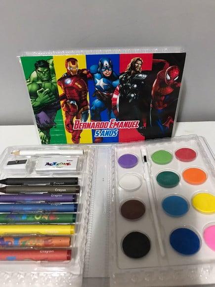 Estojo de pintura Vingadores