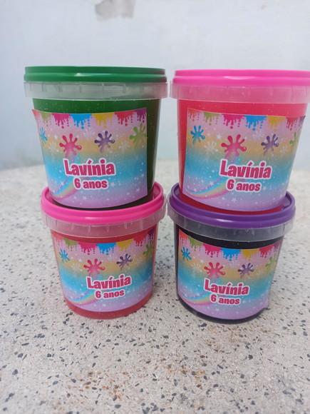 Slime com Glitter