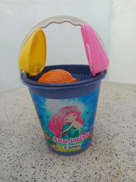 Kit praia Balde Sereia