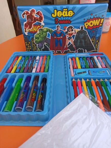 Estojo de Pintura Heróis