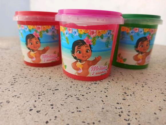 Slime com Glitter Moana Baby
