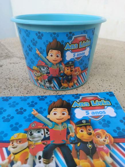 Kit cinema Patrulha Canina