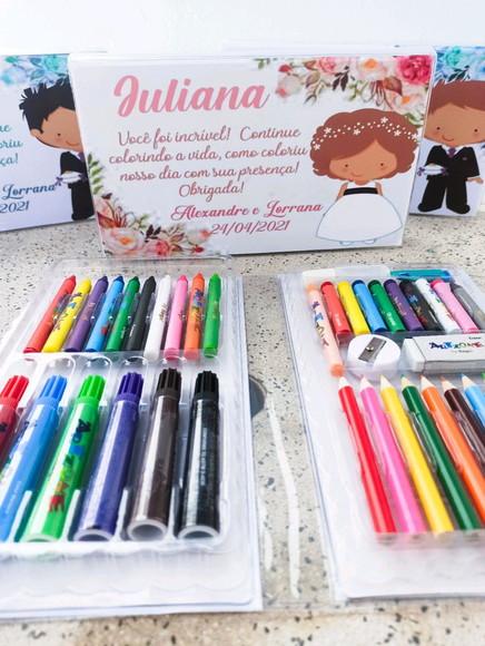 Estojo de pintura casamento