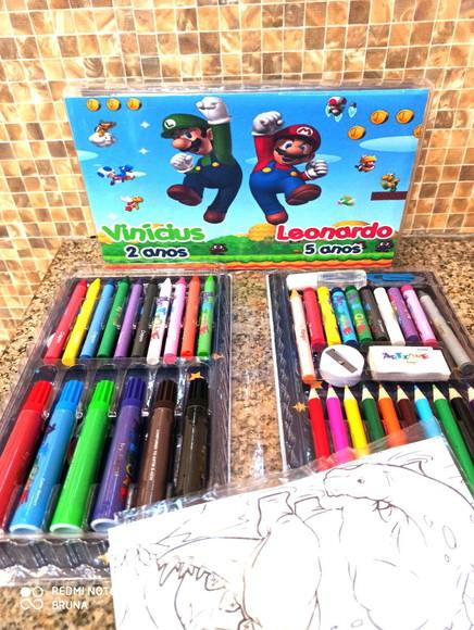 Estojo de pintura 48 peças
