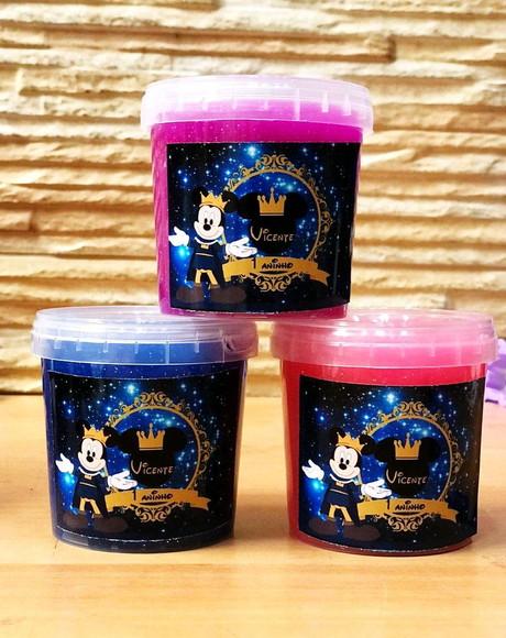 Slime com Glitter