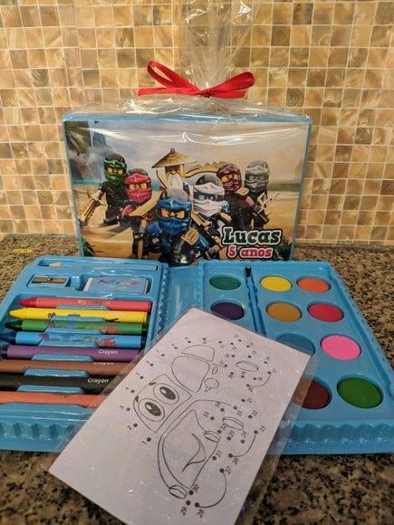 Estojo de Pintura Ninjago