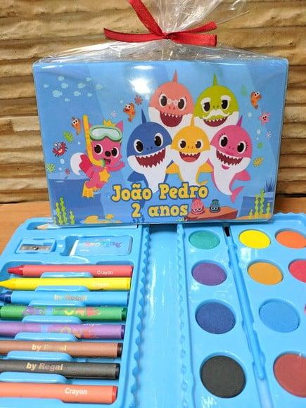 Estojo de Pintura Baby Shark