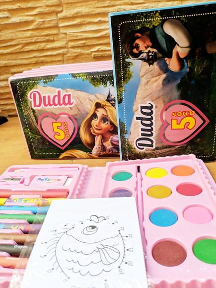 Estojo de Pintura Rapunzel