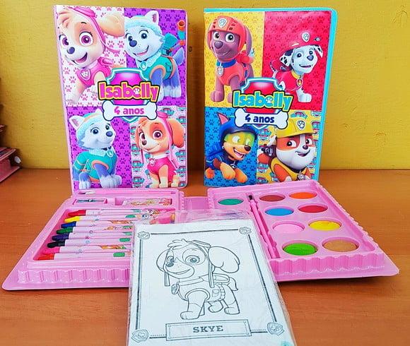 Estojo de Pintura Patrulha Canina