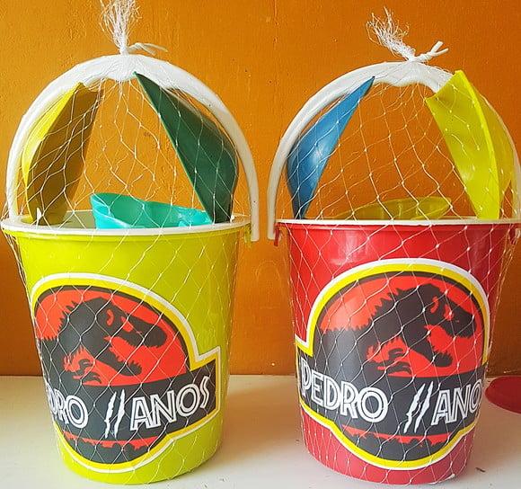 Balde de praia Jurassic Park