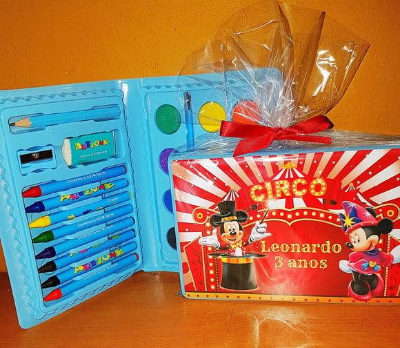 Estojo de Pintura Circo do Mickey