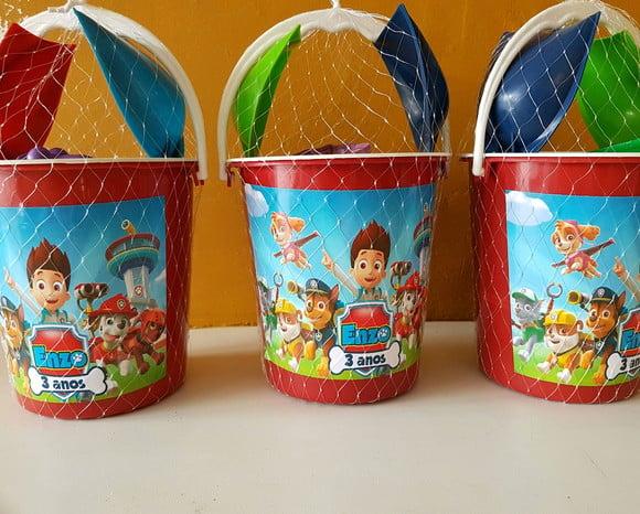 Kit balde de praia 5 peças