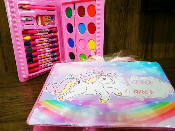 Estojo de pintura com 30 peças